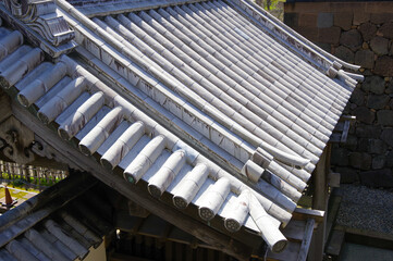 Obraz premium 金沢城の石川門の屋根