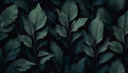 leaves seamless pattern artistic background