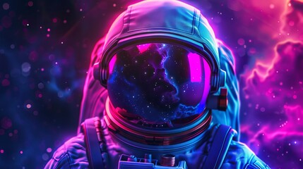 Space concept astronaut design