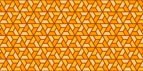 Yellow seamless triangle pattern. suitable for wallpaper, floors, ornaments and fabrics