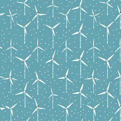 Frameless Wind Turbine Tile Pattern for Renewable Energy Design