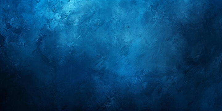 Abstract Blue Textured Background, Icy Frosted Glass Effect with Copy Space