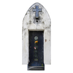 Spooky Gate in Old Graveyard
