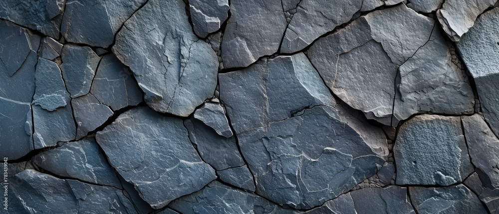 Aufkleber basalt texture tile. abstract background. ai generative.