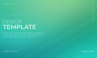 Elegant Green and Turquoise Gradient Background Illustration for Visual Concepts