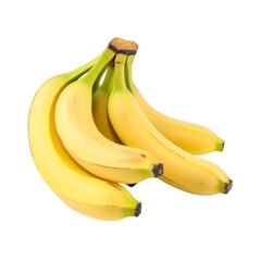 Bananas isolated on transparent background