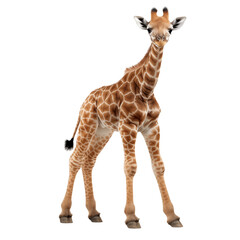 Giraffe isolated on transparent background