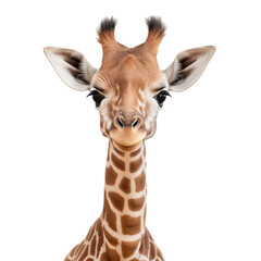 Giraffe isolated on transparent background