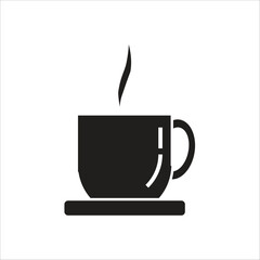 coffe mug vector icon line template