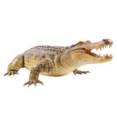 Naklejka premium Crocodile isolated on transparent background