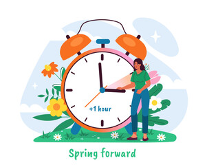 Spring forward time vector