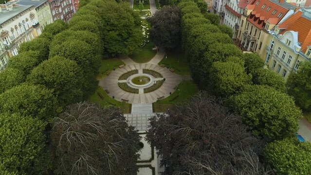 Park Sienkiewicza Slupsk Centrum Aerial View Poland