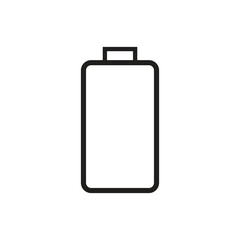 battery icon in trendy flat design.