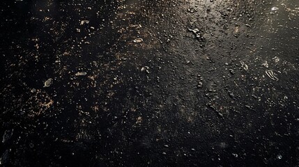 abstract black and dark brown grainy noise grungy texture with shining light background template