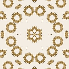 Gold flower background for decorating 