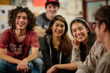 Fototapeta premium Photo of Students, Generative AI