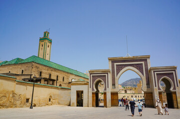モロッコのマーケット広場入口