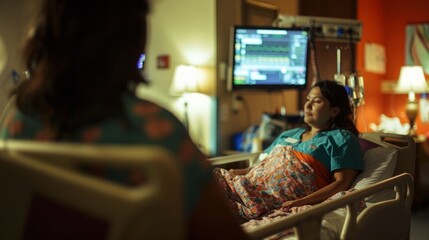 In the midst of a chaotic delivery room a midwife sits silently at the bedside of a laboring mother offering words of encouragement and support as she guides her through the intense .