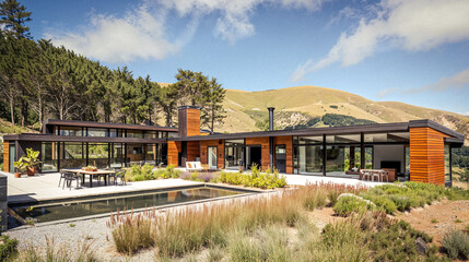Obraz premium Luxury Mid-Century Architecture