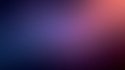 Blue orange purple violet, Modern Dark Minimalist Noise Grainy Texture, Grungy Rough Gradient Colors Abstract Retro Background, Empty Space Template