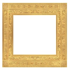Subtle gold rectangle frame with oriental-style horizontal border, designed for web presentation.