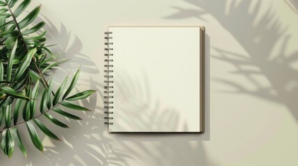 Vintageinspired blank mockup of a planner with a classic layout for scheduling and todo lists. .