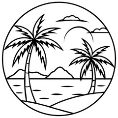          Summer vibes vector illustration.
