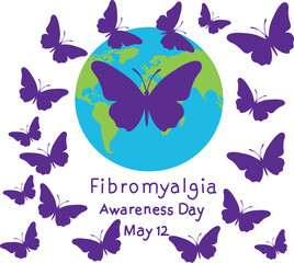 Fibromyalgia Awareness Day is celebrated every year on 12 may.