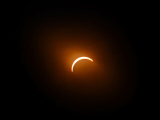 Solar eclispe snapshot