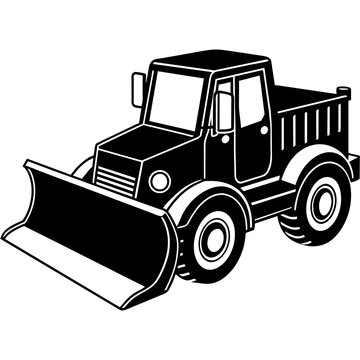 bulldozer ready vector illustration mascot,bulldozer silhouette,vector,icon,svg,characters,Holiday t shirt,black bulldozer drawn trendy logo Vector illustration,bulldozer on a white background,eps,png