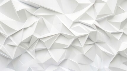 Sleek Geometry Abstract White Background Banner