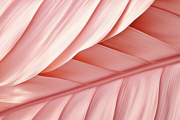 A close-up botanical background featuring peach-colored palm leaves merges the beauty of nature with a tranquil palette, making it ideal for creating a harmonious design motif.
