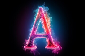 アルファベットA文字の背景素材,Generative AI AI画像