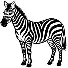 zebra vector illustration mascot,zebra silhouette,vector,icon,svg,characters,Holiday t shirt,black zebra drawn trendy logo Vector illustration,zebra on a white background,eps,png