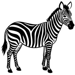 zebra vector illustration mascot,zebra silhouette,vector,icon,svg,characters,Holiday t shirt,black zebra drawn trendy logo Vector illustration,zebra on a white background,eps,png