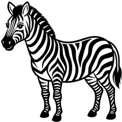 zebra vector illustration mascot,zebra silhouette,vector,icon,svg,characters,Holiday t shirt,black zebra drawn trendy logo Vector illustration,zebra on a white background,eps,png