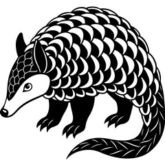 pangolin vector illustration mascot,pangolin silhouette,vector,icon,svg,characters,Holiday t shirt,black pangolin drawn trendy logo Vector illustration,pangolin on a white background,eps,png