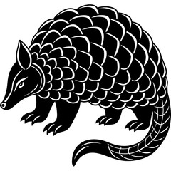 pangolin vector illustration mascot,pangolin silhouette,vector,icon,svg,characters,Holiday t shirt,black pangolin drawn trendy logo Vector illustration,pangolin on a white background,eps,png