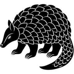 pangolin vector illustration mascot,pangolin silhouette,vector,icon,svg,characters,Holiday t shirt,black pangolin drawn trendy logo Vector illustration,pangolin on a white background,eps,png