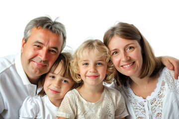 Fototapeta premium Family Portrait, Generative AI