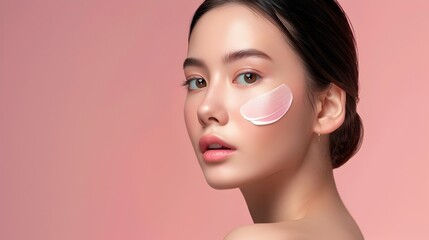Minimal and Simple Advertisement of Radiant CC Cream for Natural Flawless Complexion - obrazy, fototapety, plakaty