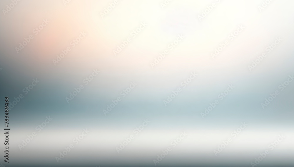 Poster A blurred gradient background transitioning from white to blue, embodying a tranquil and creative concept. Generative AI
