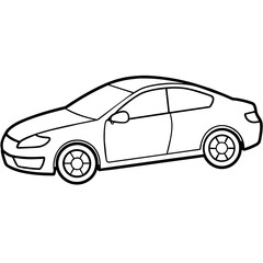 car isolated on white