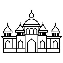 illustration of a church