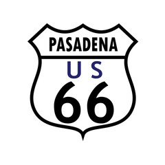 Pasadena Route 66 Sign