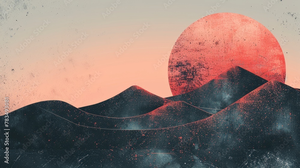 Poster gradient backgrounds with subtle textures