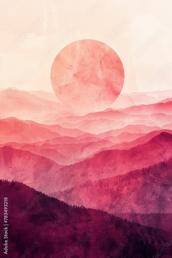 Poster gradient backgrounds with subtle textures