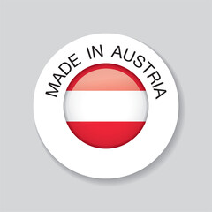 made in austria. template icon design