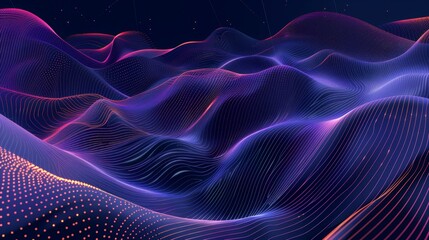 Wave lines and dynamic geometric design