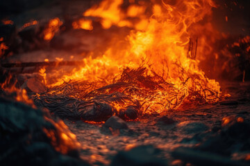 火, 炎, キャンプ, 焚き火, 火事, 枝, 木, fire, flame, camping, bonfire, branches, wood